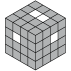 Centre blanc 4x4x4 étape 2